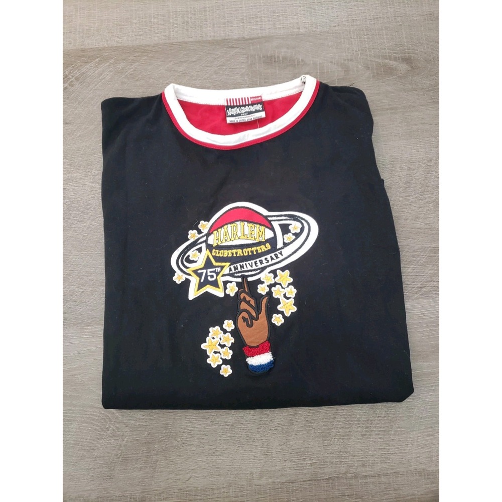 NWT Platinum FUBU Harlem Globetrotters‎ 75th Anniversary Basketball Youth Shirt